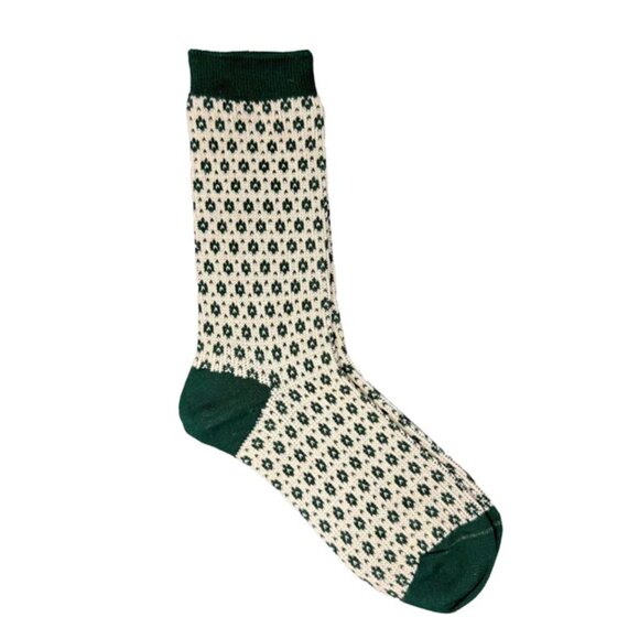 NWT Charley Retro Green Pindot Crew Socks - Picture 5 of 5